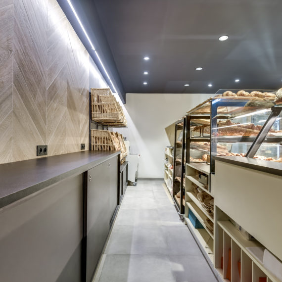 Rénovation du magasin d'une boulangerie pâtisserie à Pessac