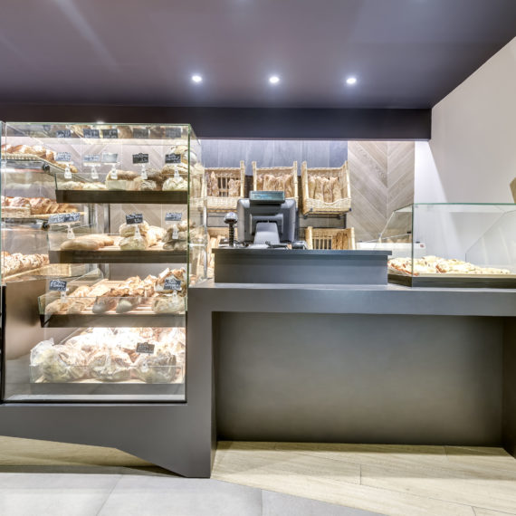 Rénovation du magasin d'une boulangerie pâtisserie à Pessac