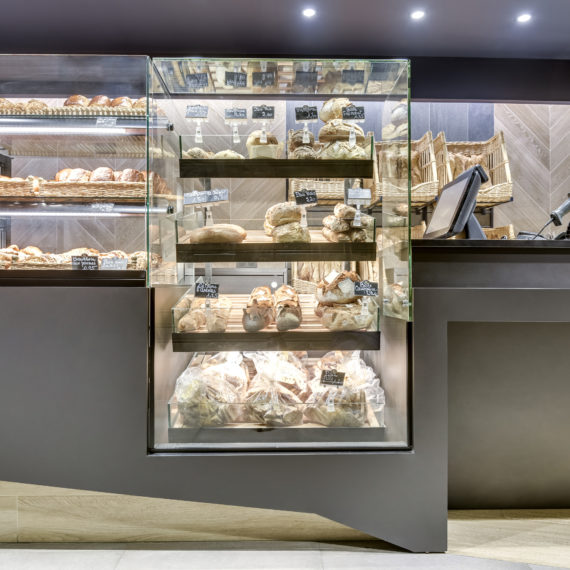 Rénovation du magasin d'une boulangerie pâtisserie à Pessac