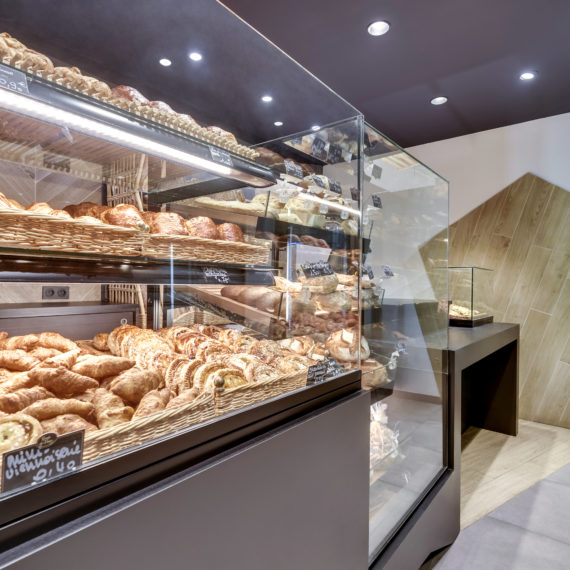 Rénovation du magasin d'une boulangerie pâtisserie à Pessac